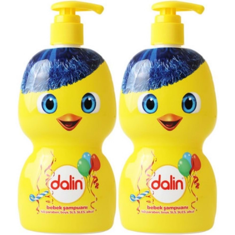 Dalin Bebek Şampuanı 500ML (Eğlen Öğren Serisi) Pompalı (2 Li Set)