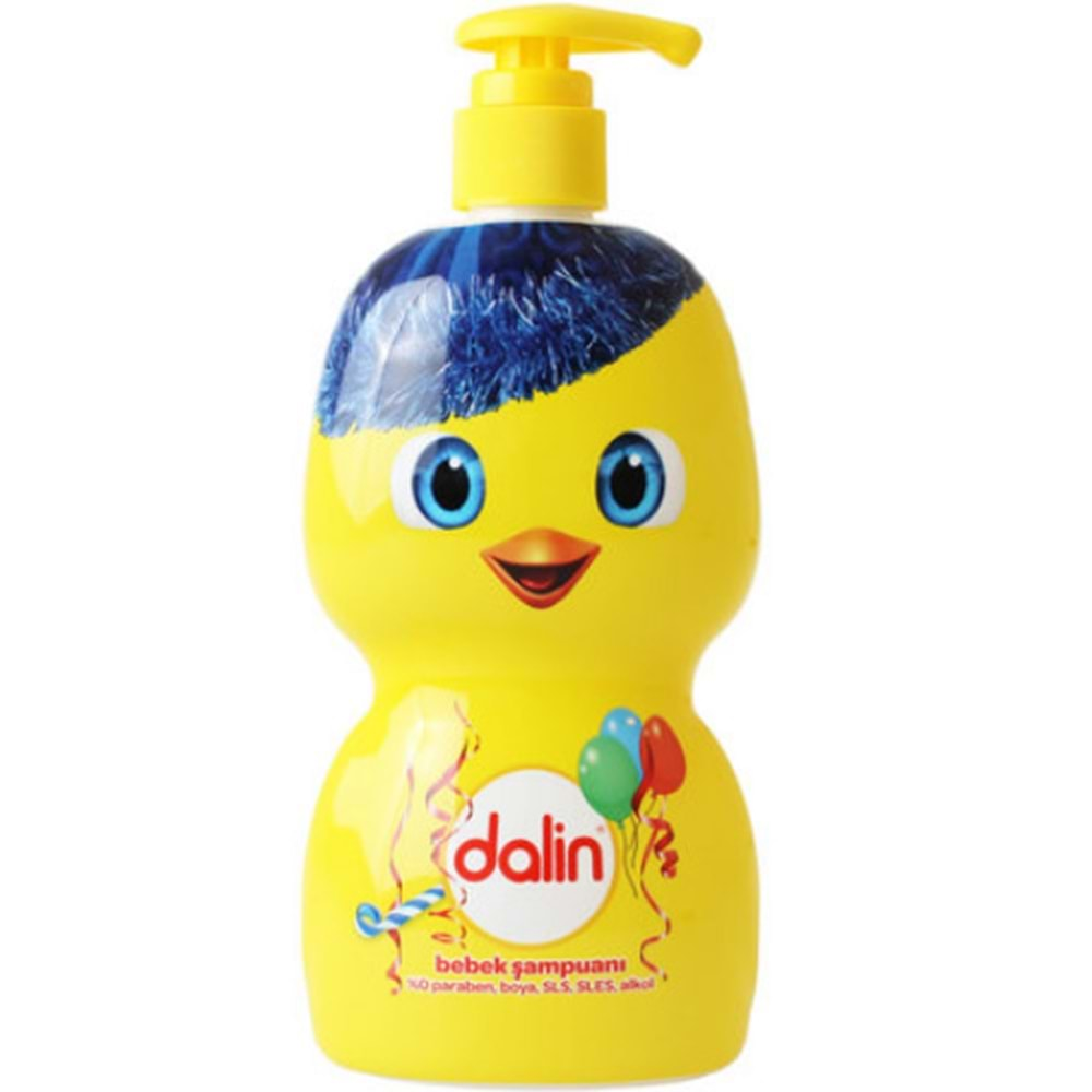 Dalin Bebek Şampuanı 500ML (Eğlen Öğren Serisi) Pompalı (9 Lu Set)