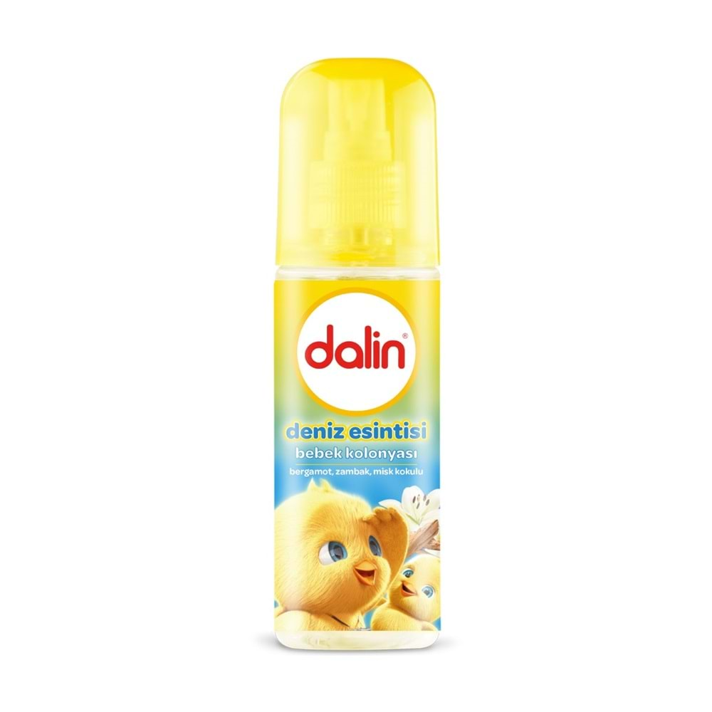 Dalin Bebek Kolonyası 150ML Deniz Esintisi (Bergomat-Zambak-Misk Kokulu) (12 Li Set)