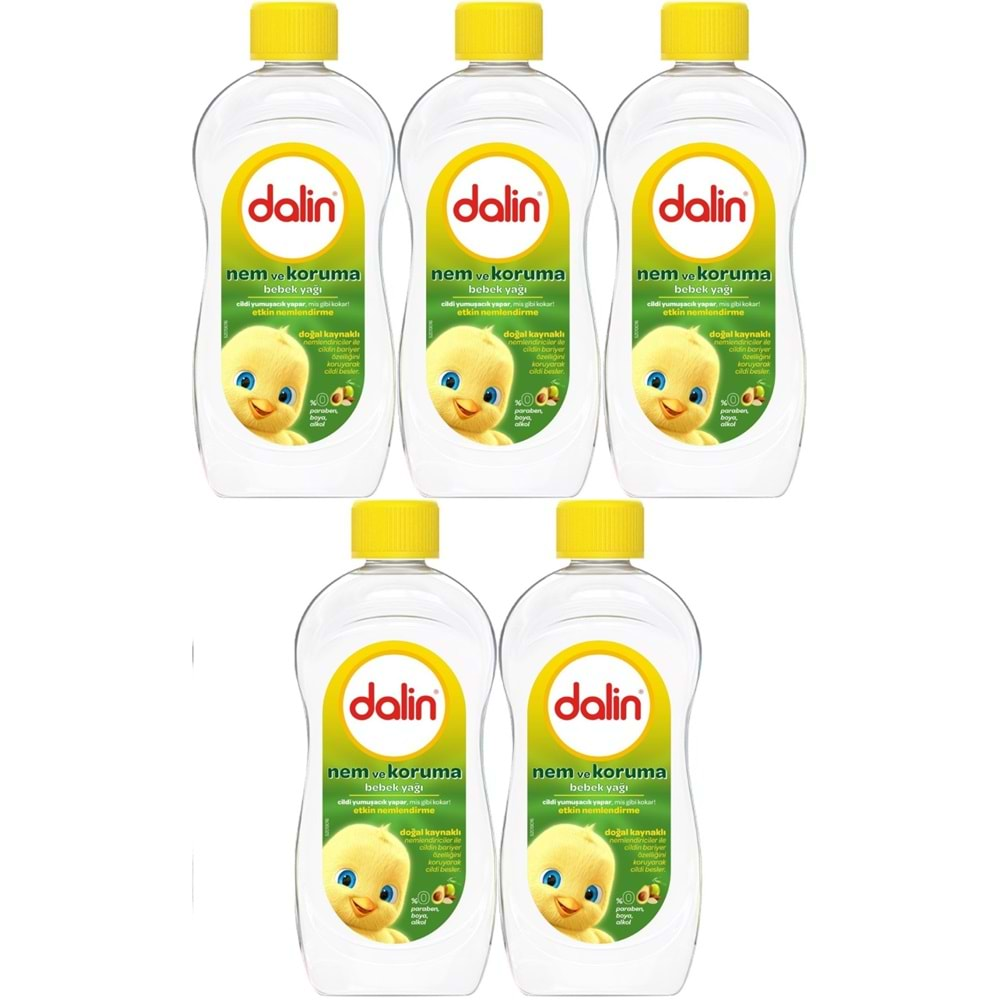 Dalin Bebek Yağı 300ML Nem ve Koruma (Avokado) (5 Li Set)