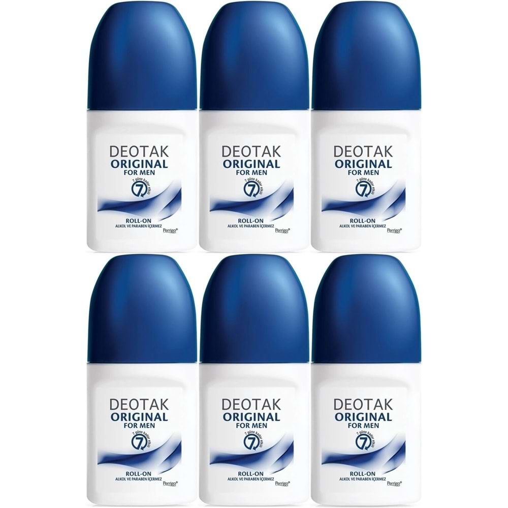 Deotak Roll-On 35ML Original (Formen/Erkek) (6 Lı Set)