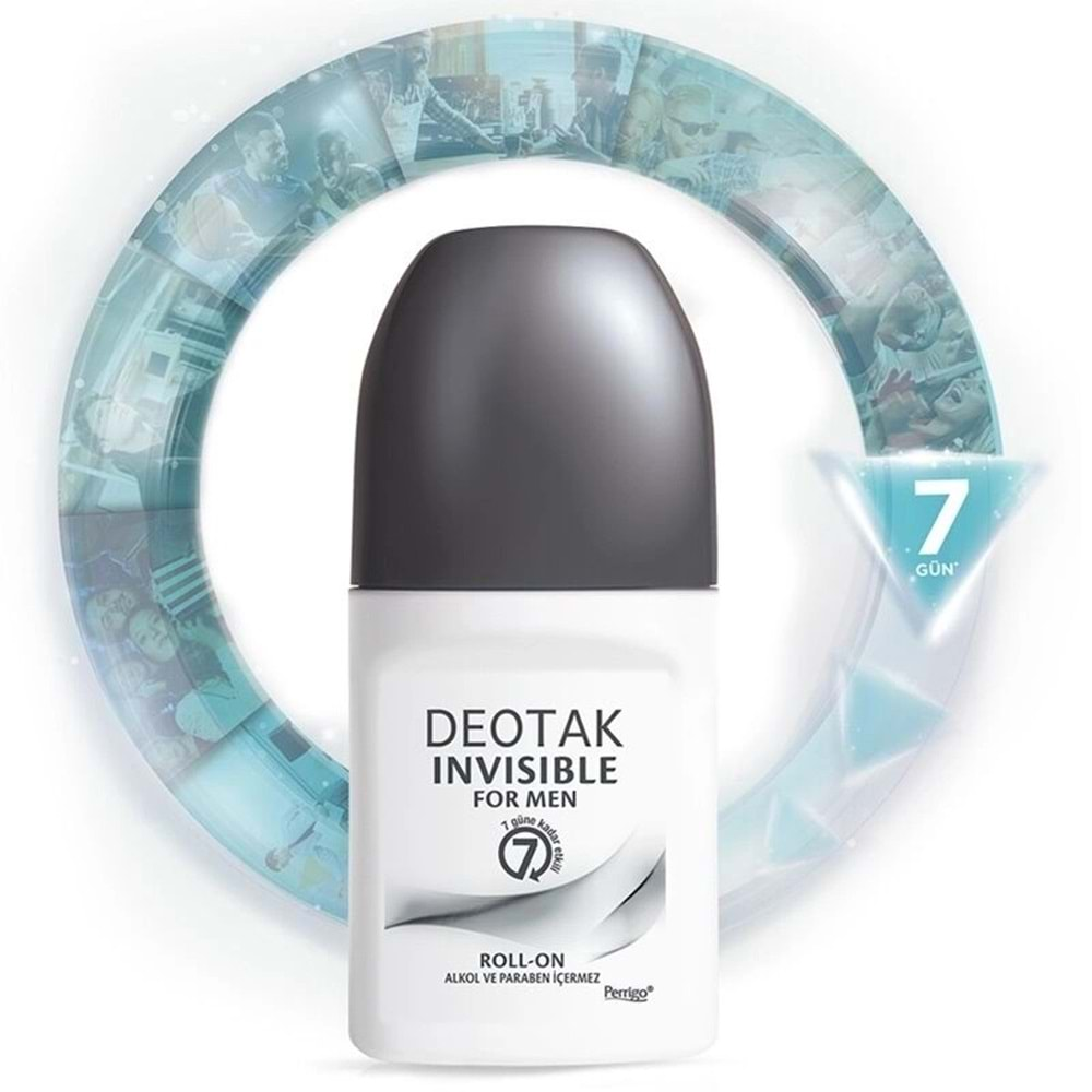 Deotak Roll-On 35ML Invısıble (Formen/Erkek) (3 Lü Set)