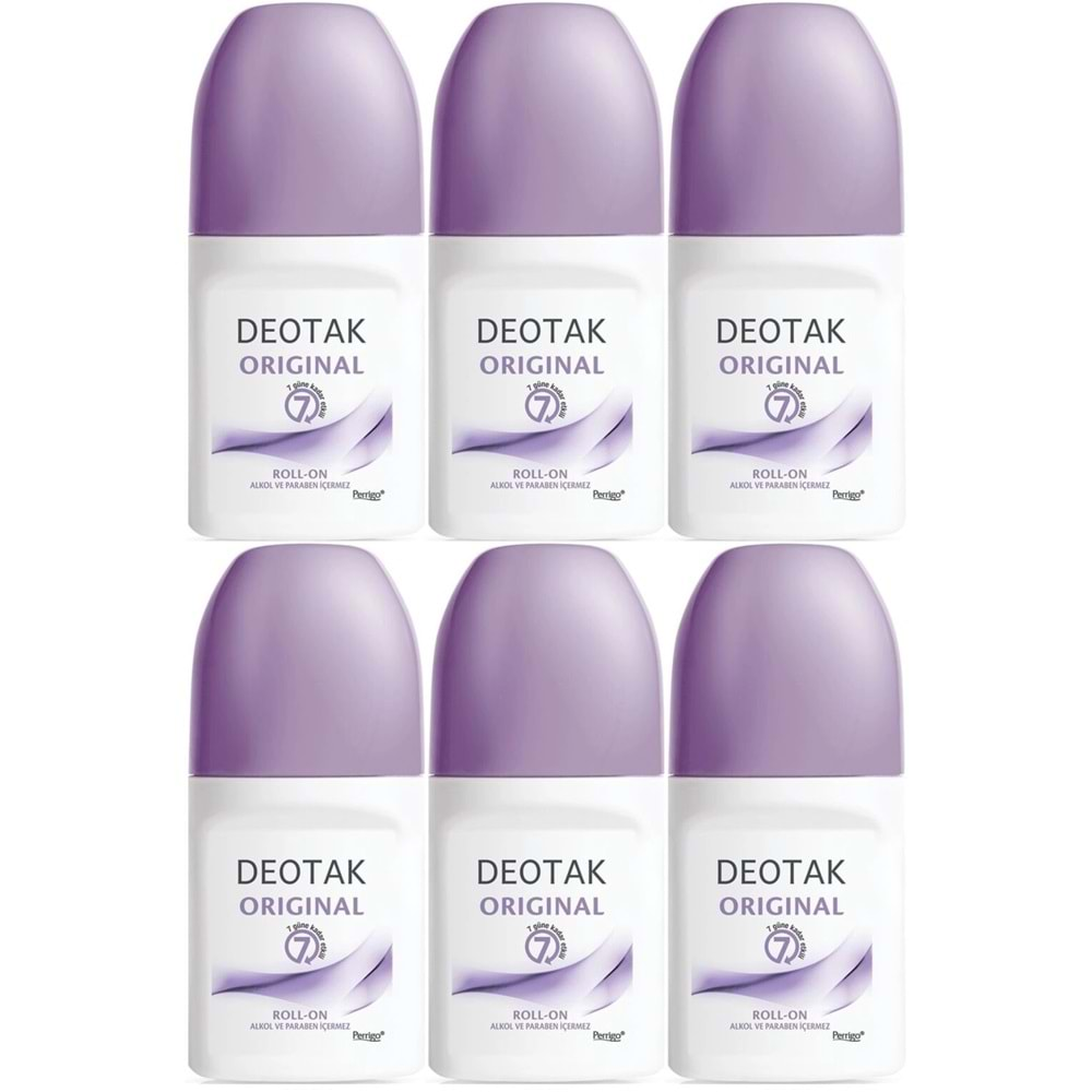 Deotak Roll-On 35ML Original (Women/Kadın) (6 Lı Set)