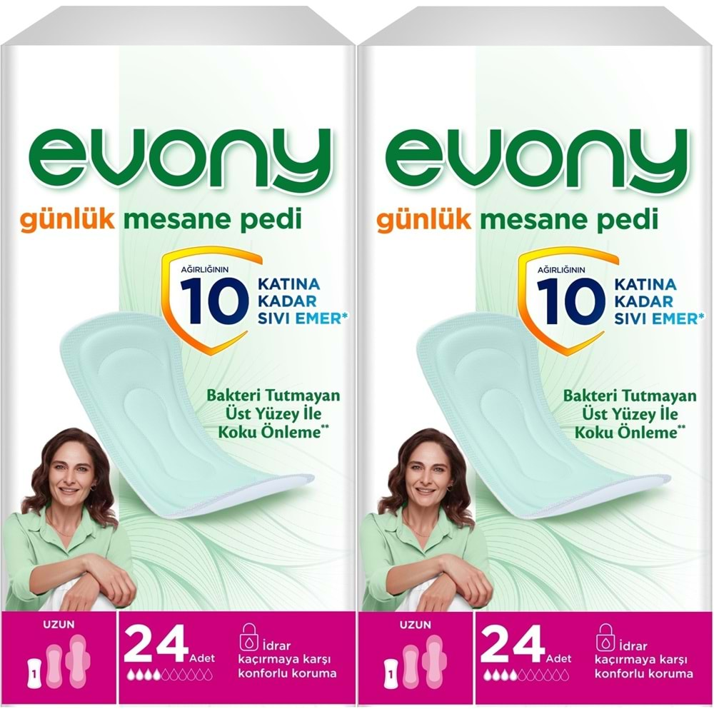 Evony Günlük Mesane Pedi Uzun 48 Adet (2PK*24)