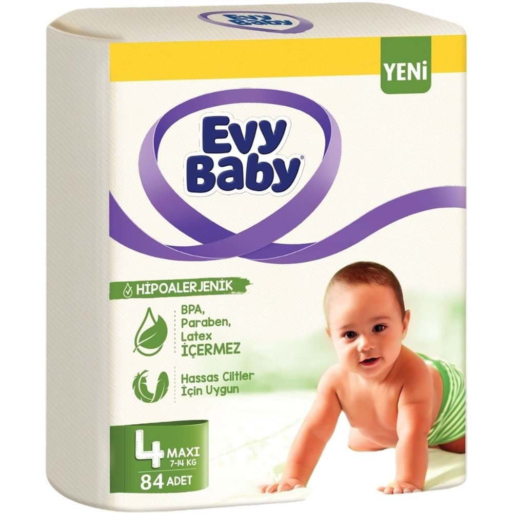 Evy Baby Bebek Bezi Beden:4 (7-14KG) Maxi 336 Adet Avantaj Süper Fırsat Pk