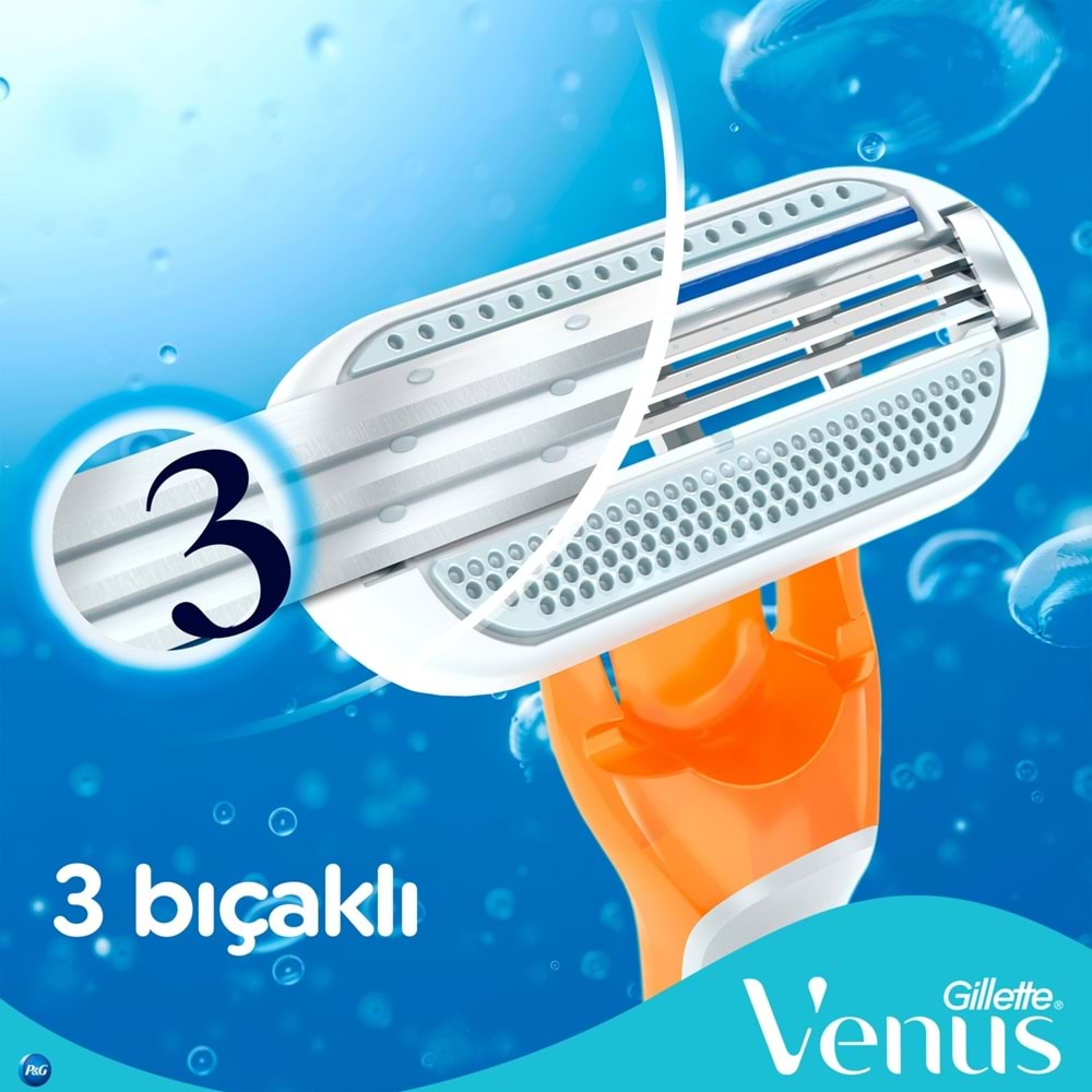 Gillette Venus Riviera Kullan At Kadın Tıraş Bıçağı 4 Lü Set (2PK*2)