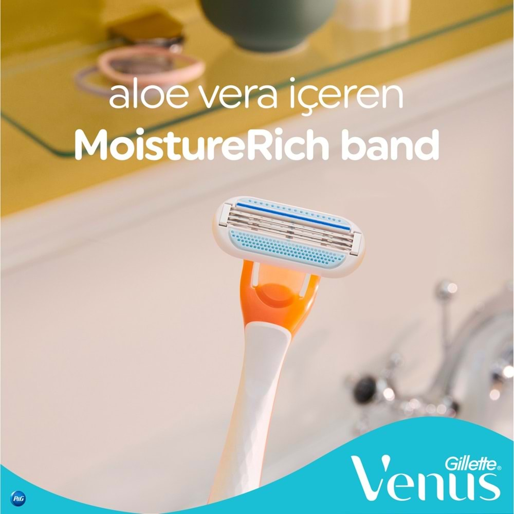 Gillette Venus Riviera Kullan At Kadın Tıraş Bıçağı 6 Lı Set (3PK*2)