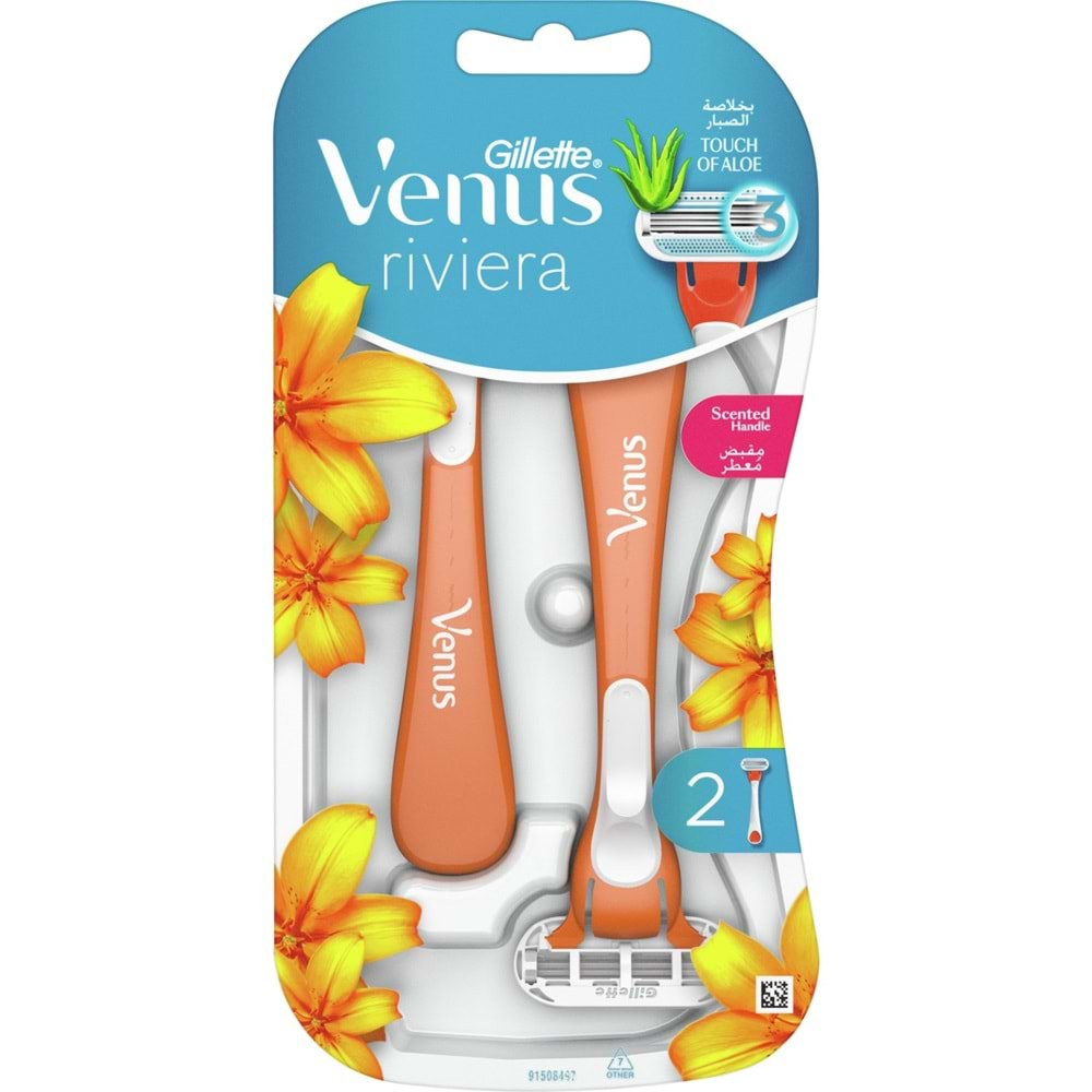 Gillette Venus Riviera Kullan At Kadın Tıraş Bıçağı 8 Li Set (4PK*2)