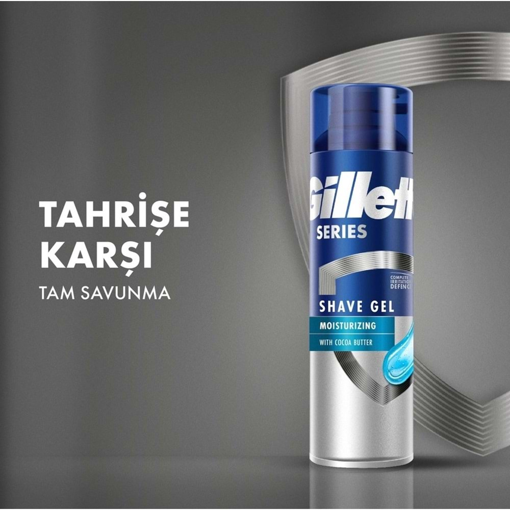 Gillette Traş Jeli Series 200ML Nemlendirici (2 Li Set)