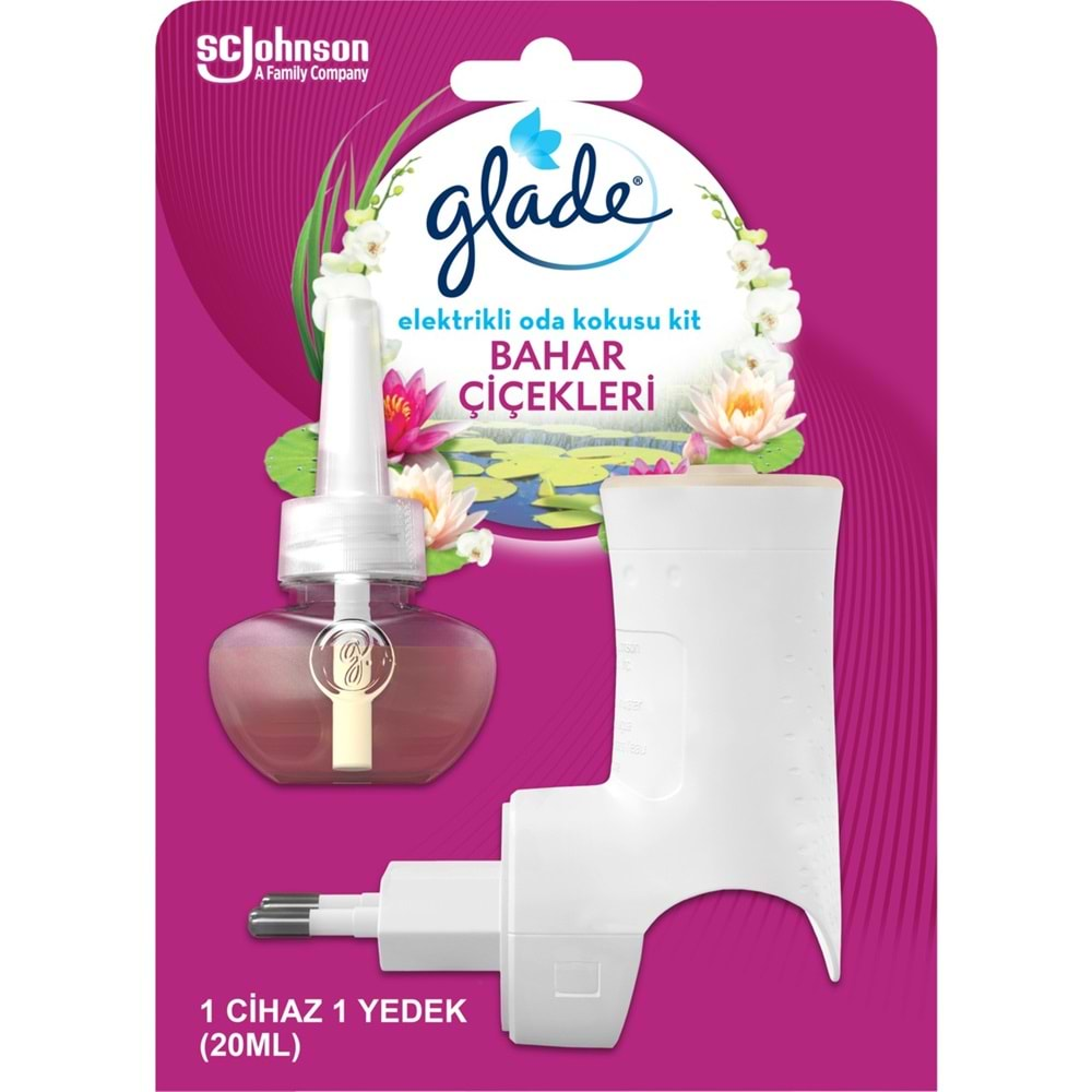 Glade Elektrikli Oda Kokusu Kit Temiz Çiçekleri (2 Li Set)