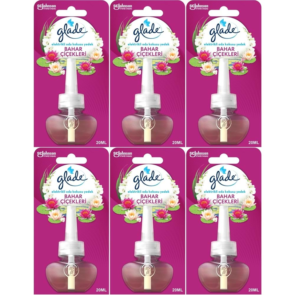 Glade Elektrikli Oda Kokusu Yedek Bahar Çiçekleri (6 Lı Set)