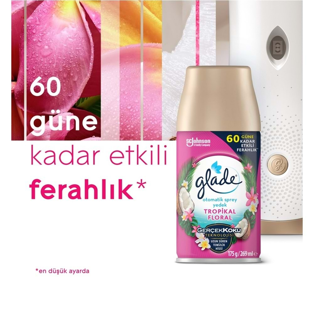 Glade Oda Kokusu Otomatik Sprey Yedek 269ML (6 Lı Set) Okyanus Sessizliği ve Tropikal Floral (3PK*2)