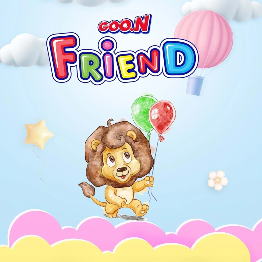 Goon Friend Külot Bebek Bezi Beden:6 (15-25KG) Extra Large 180 Adet Aylık Fırsat Pk