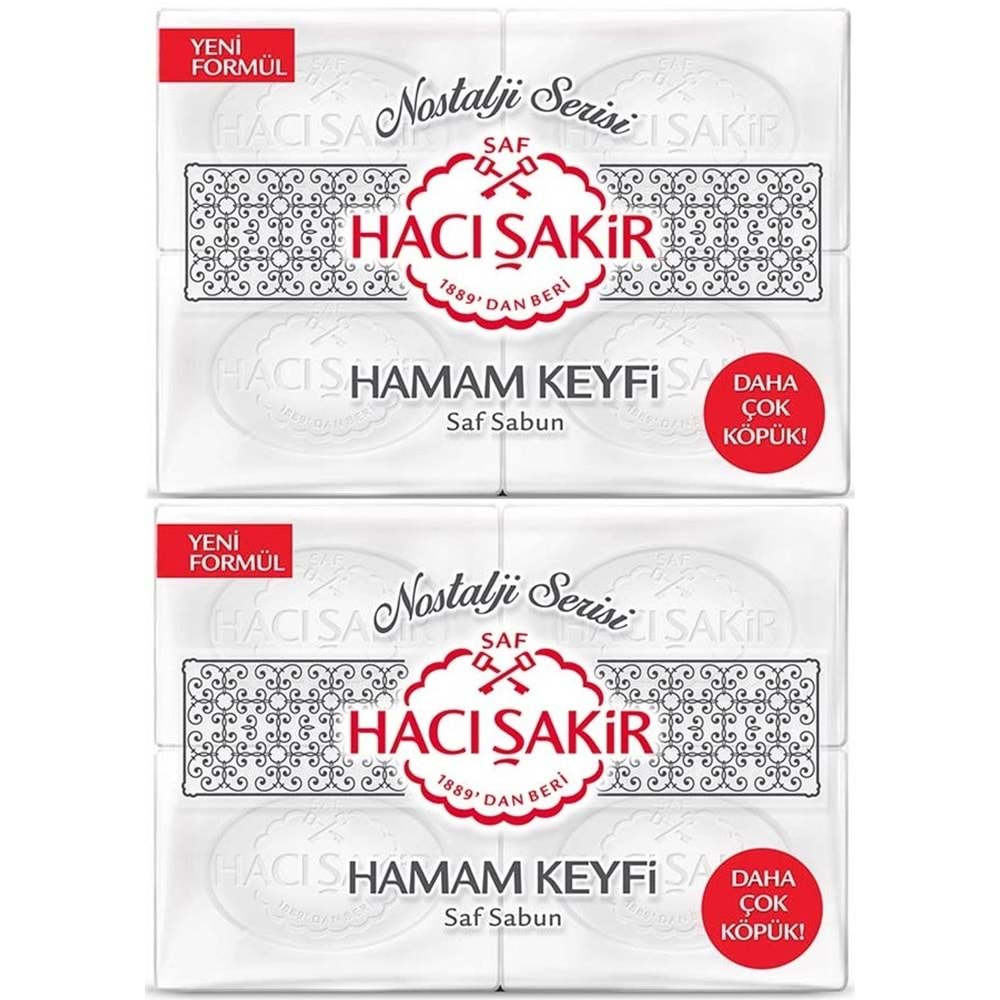 Hacı Şakir Sabun 800GR Hamam Keyfi (Nostalji Serisi) (2 Li Set)