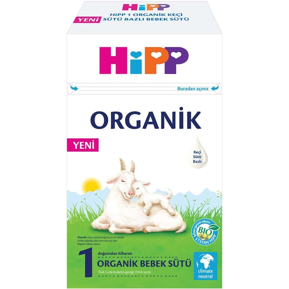 Hipp Organik Keçi Sütü Bazlı Devam Sütü 400GR No:1 (0-6 Ay) (6 Lı Set)