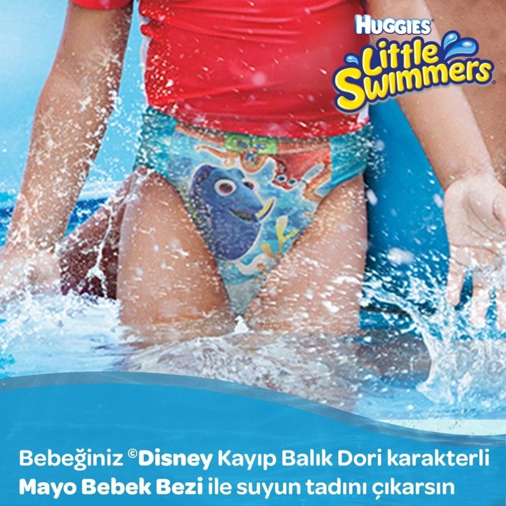 Huggıes Little Swımmers Mayo Bebek Bezi Beden:5-6 (12-18KG) 55 Adet (5PK*11)