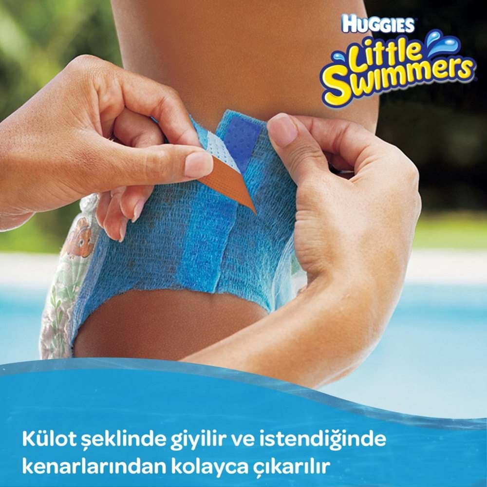 Huggıes Little Swımmers Mayo Bebek Bezi Beden:5-6 (12-18KG) 99 Adet (9PK*11)