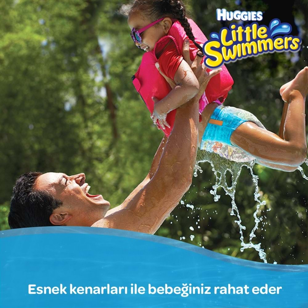 Huggıes Little Swımmers Mayo Bebek Bezi Beden:5-6 (12-18KG) 132 Adet (12PK*11)