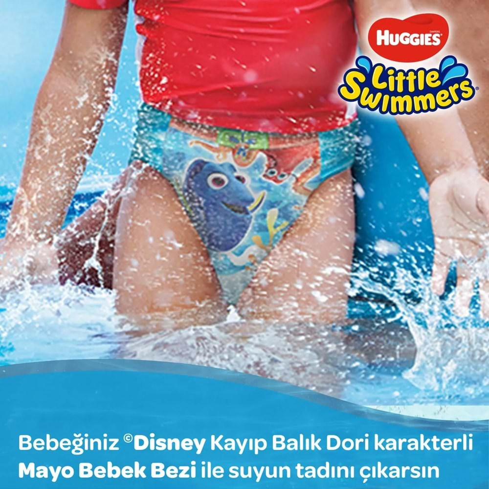 Huggıes Little Swımmers Mayo Bebek Bezi Beden:3-4 (7-15KG) 24 Adet (2PK*12)