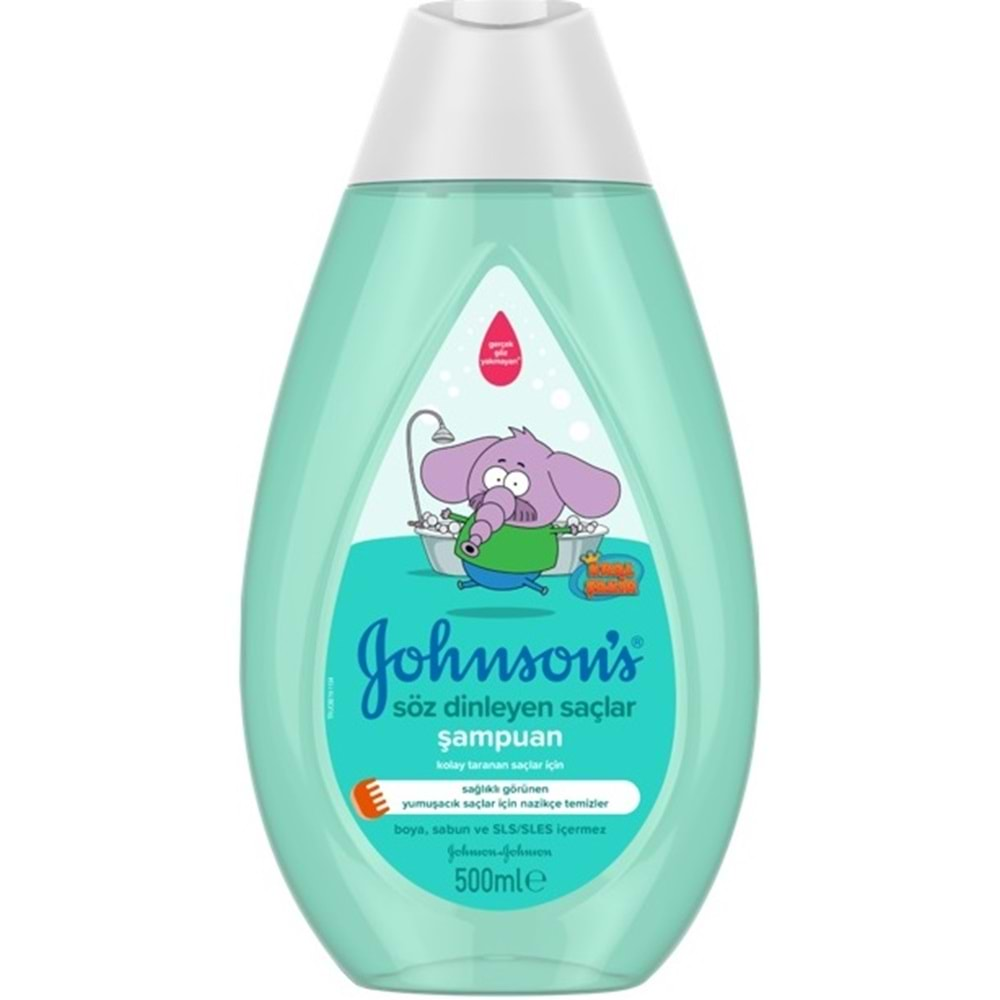 Johnsons Baby Bebek Şampuanı 500ML Kral Şakir Söz Dinleyen Saçlar (4 Lü Set)