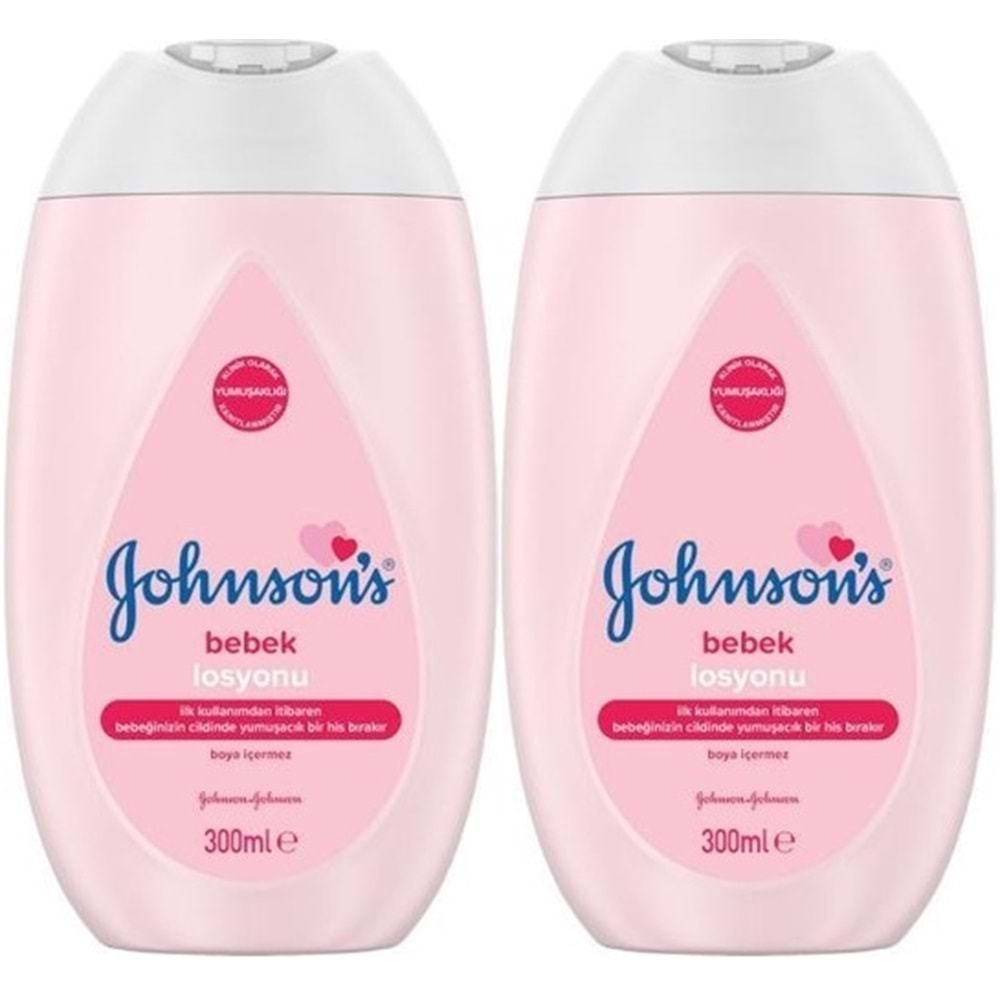 Johnsons Baby Bebek Losyon 300ML (2 Li Set)