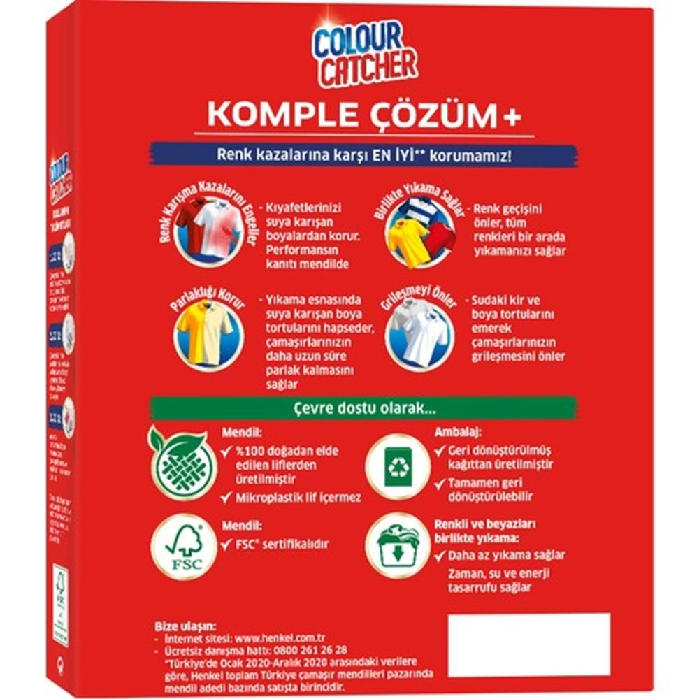 K2R Colour Catcher Renk Koruyucu Mendil 240 Lı Set (24PK*10)