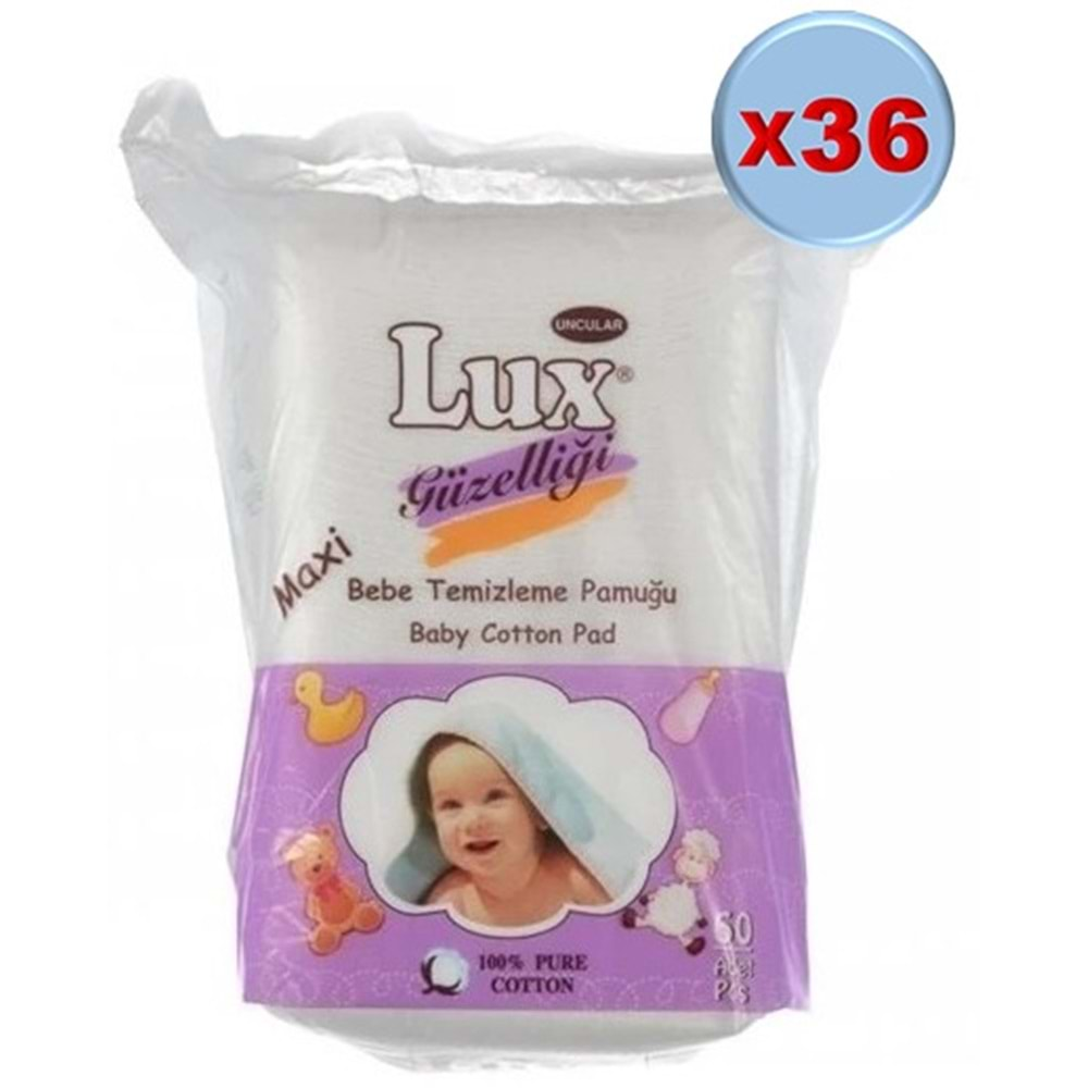 Lüx Bebek Temizleme Pamuğu 2160 Adet (36Pk*60)