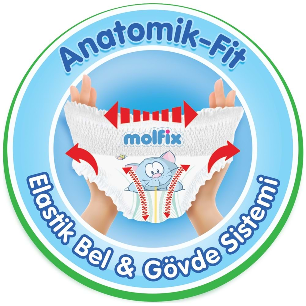 Molfix Külot Bebek Bezi Beden:7 (19+KG) XX Large 216 Adet Ekstra Dev Avantaj Pk