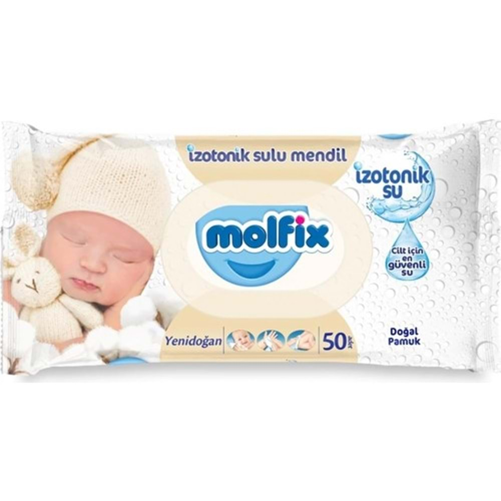 Molfix Islak Havlu Mendil İzotonik Karma 24 Lü Set (Yeni Doğan-Ferah Temizlik)