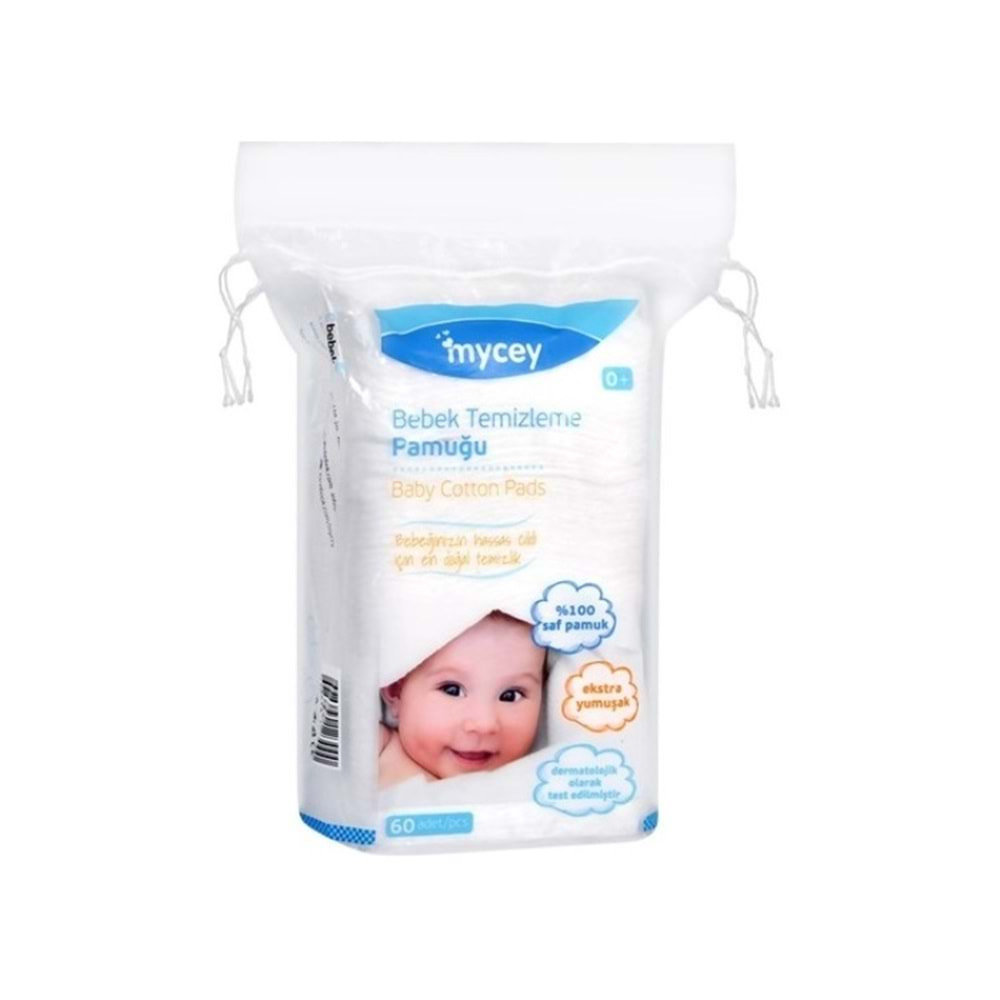 Mycey Bebek Temizleme Pamuğu 120 Adet (2PK*60)