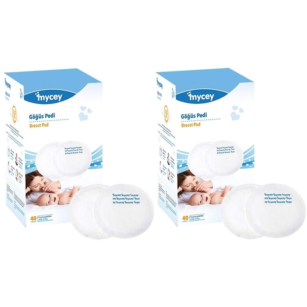 Mycey Göğüs Pedi (40 Lı) 80 Adet (2PK*40)