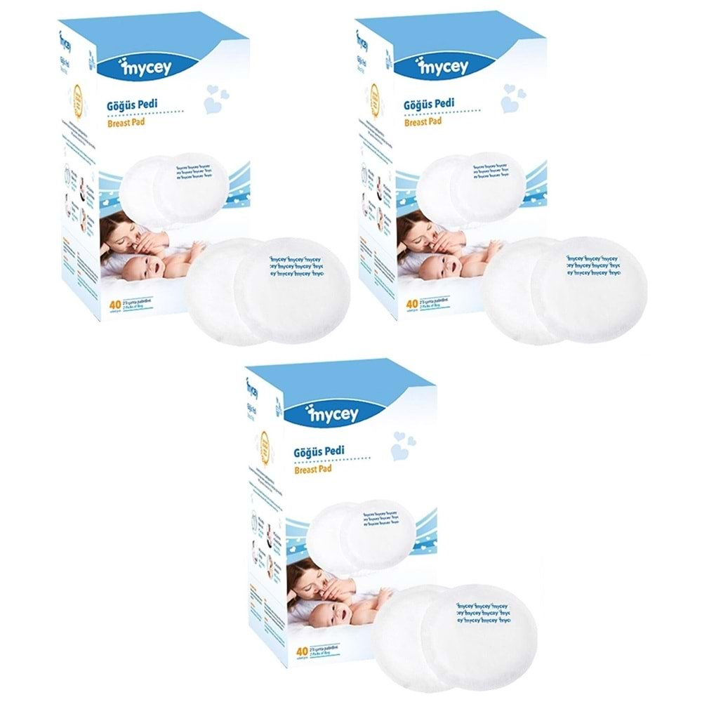 Mycey Göğüs Pedi (40 Lı) 120 Adet (3PK*40)