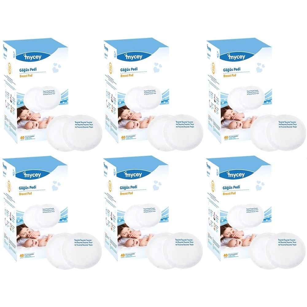 Mycey Göğüs Pedi (40 Lı) 240 Adet (6PK*40)