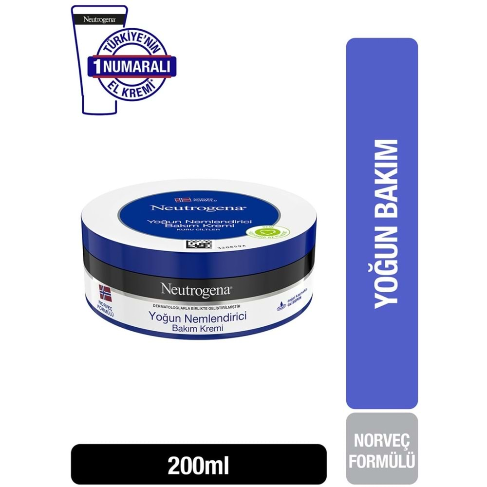 Neutrogena Norveç Formülü Yoğun Bakım Kremi 200ML (4 Lü Set)