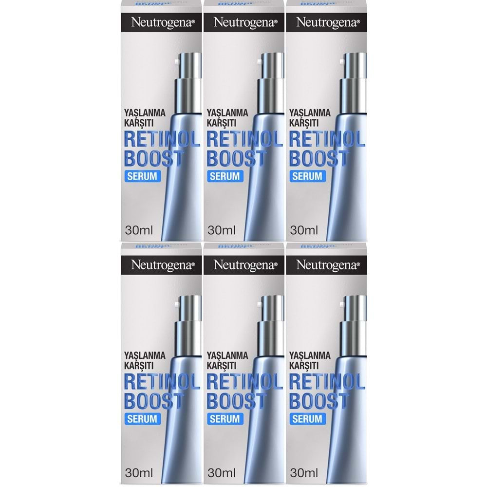 Neutrogena Retinol Boost Serum Antiaging 30ML (Yaşlanma Karşıtı Serum) (6 Lı Set)