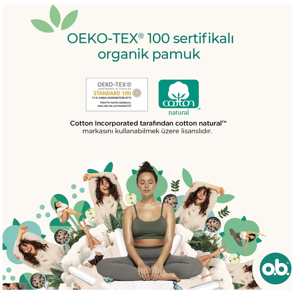 O.B Organic Normal Tampon 32 Li Set (2PK*16)