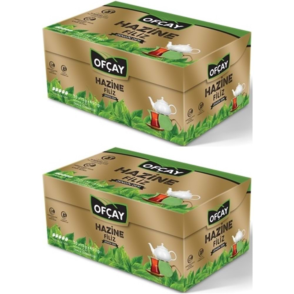 Ofçay Hazine Zengindem Demlik Poşet Siyah Çay 60 Adet*15GR (2PK*30)