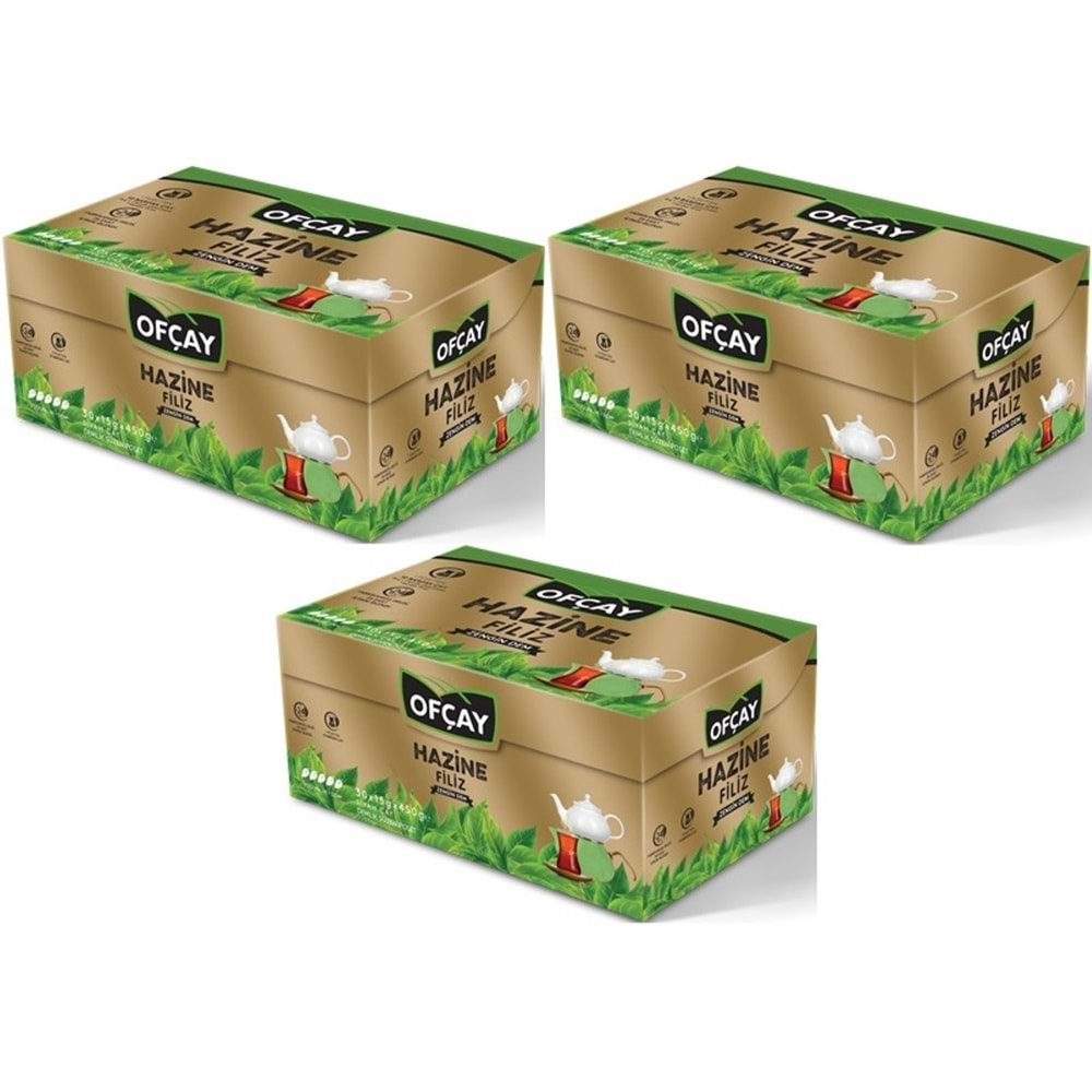 Ofçay Hazine Zengindem Demlik Poşet Siyah Çay 90 Adet*15GR (3PK*30)