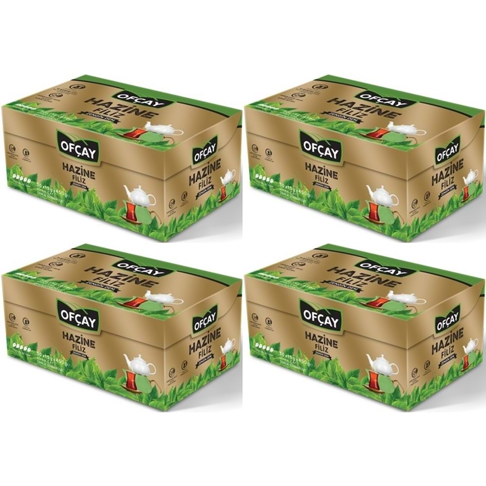 Ofçay Hazine Zengindem Demlik Poşet Siyah Çay 120 Adet*15GR (4PK*30)