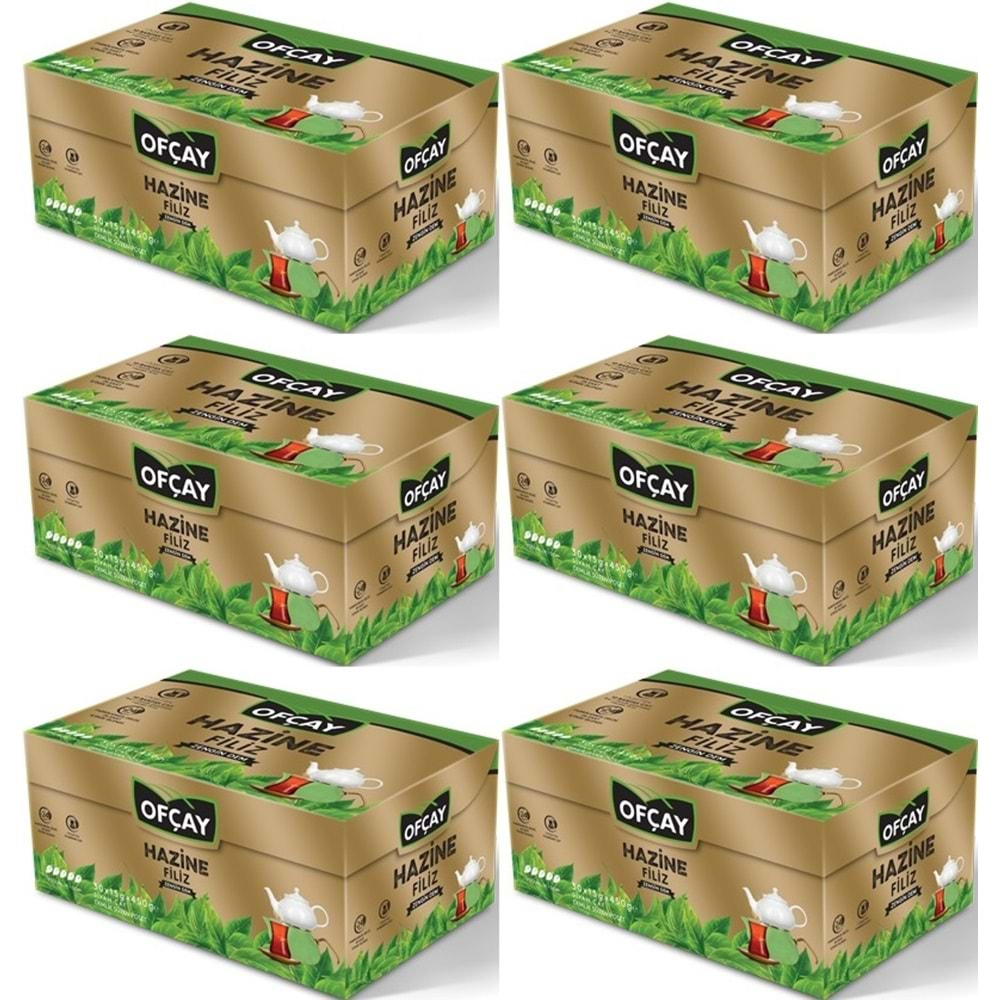 Ofçay Hazine Zengindem Demlik Poşet Siyah Çay 180 Adet*15GR (6PK*30)