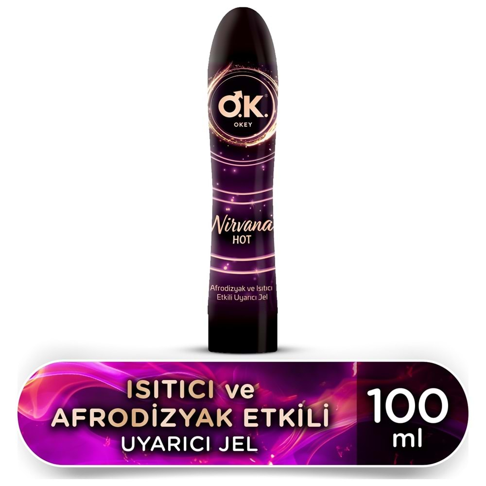 Okey Kayganlaştırıcı Jel 100ML Nirvana Hot (4 Lü Set)