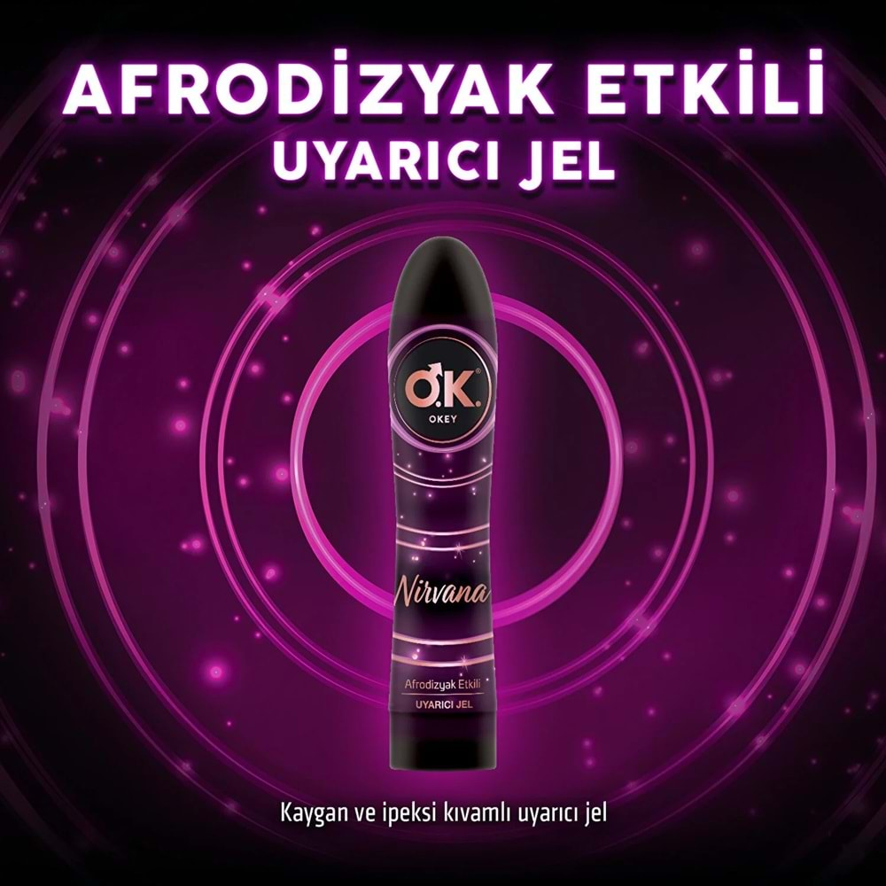 Okey Kayganlaştırıcı Jel Karma (Çilekli/Nirvana/Nirvana Hot/Zero 100ML) (Masaj Jeli 200ML)