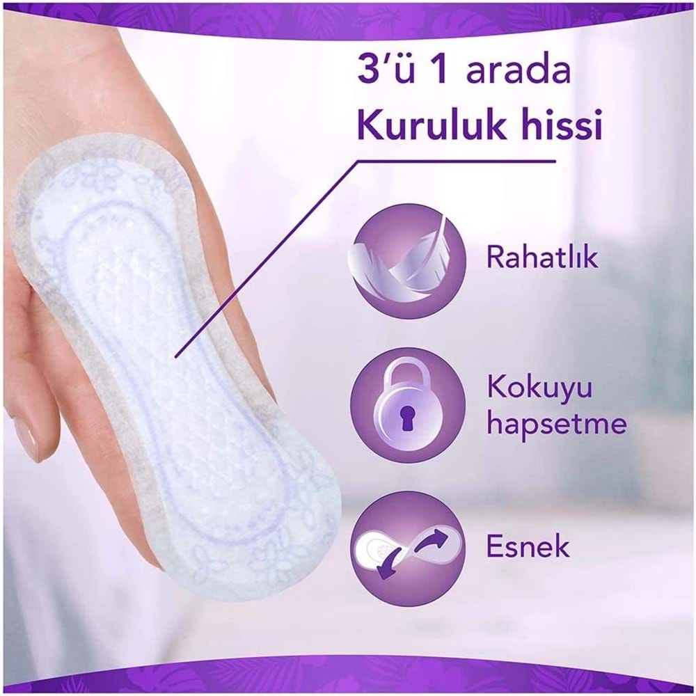 Orkid Günlük Ped Ekstra Koruma Uzun 84 Adet Ekonomik Pk (3PK*28)