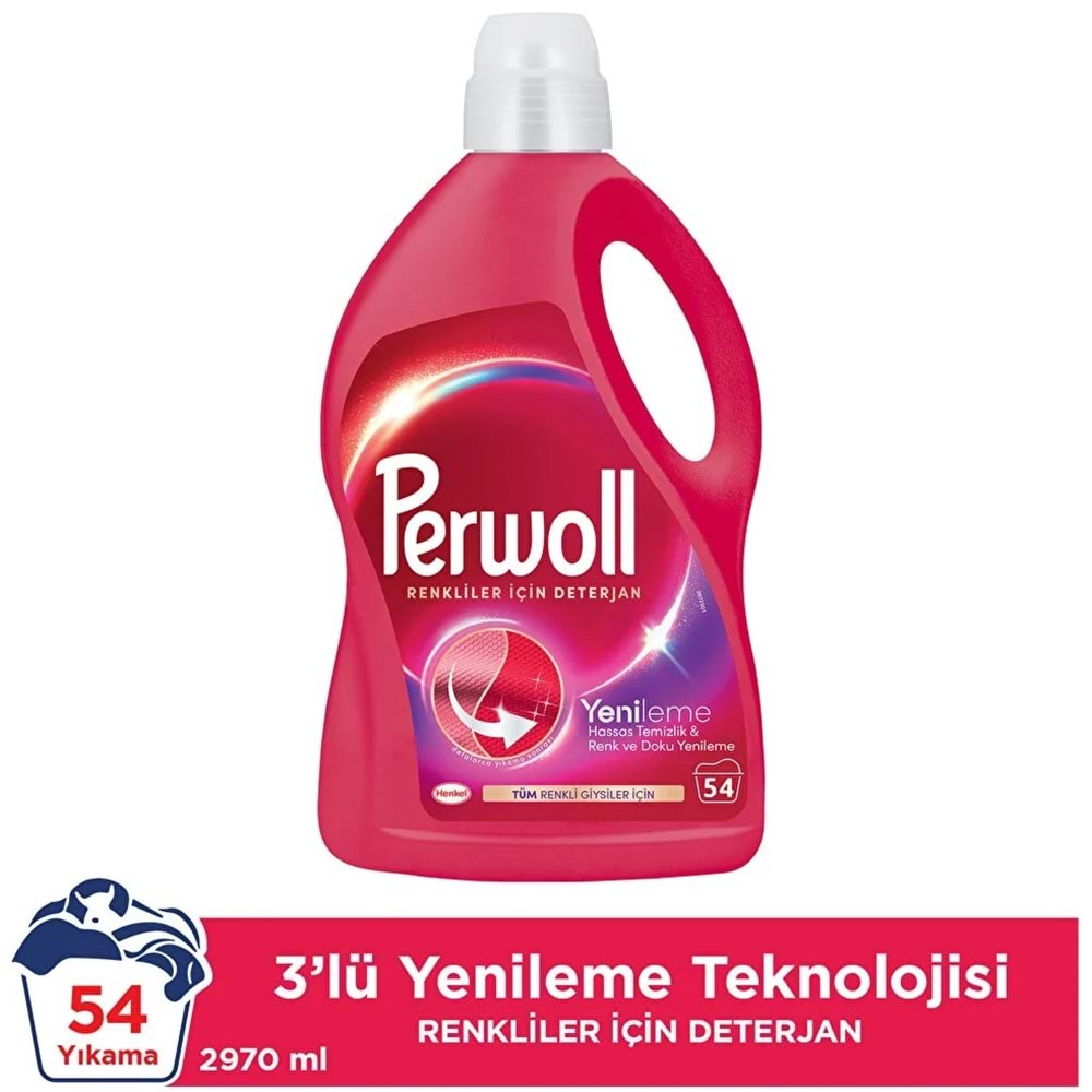 Perwoll Sıvı Çamaşır Deterjanı 17.82LT Renkli (324 Yıkama) (6*2.97LT)