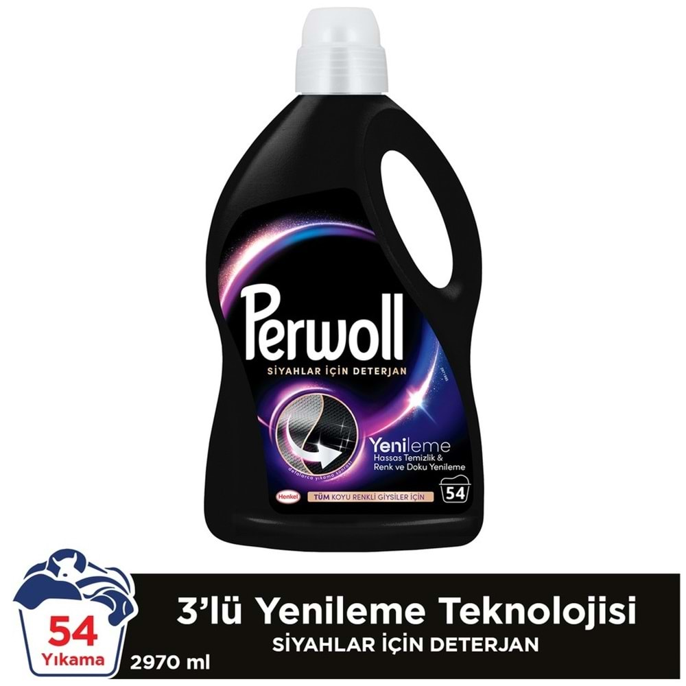 Perwoll Sıvı Çamaşır Deterjanı 17.82LT Siyah (324 Yıkama) (6*2.97LT)