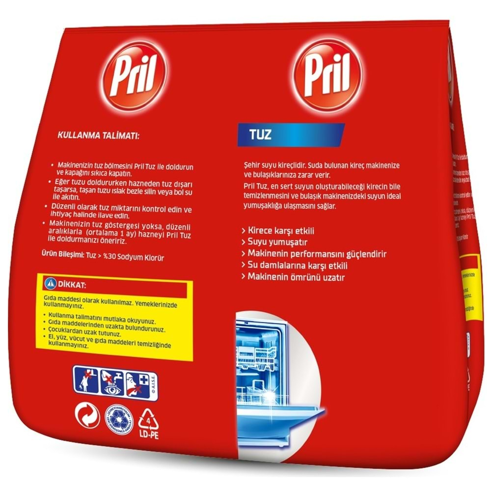 Pril Bulaşık Makinesi Tuzu 18KG (9PK*2KG)