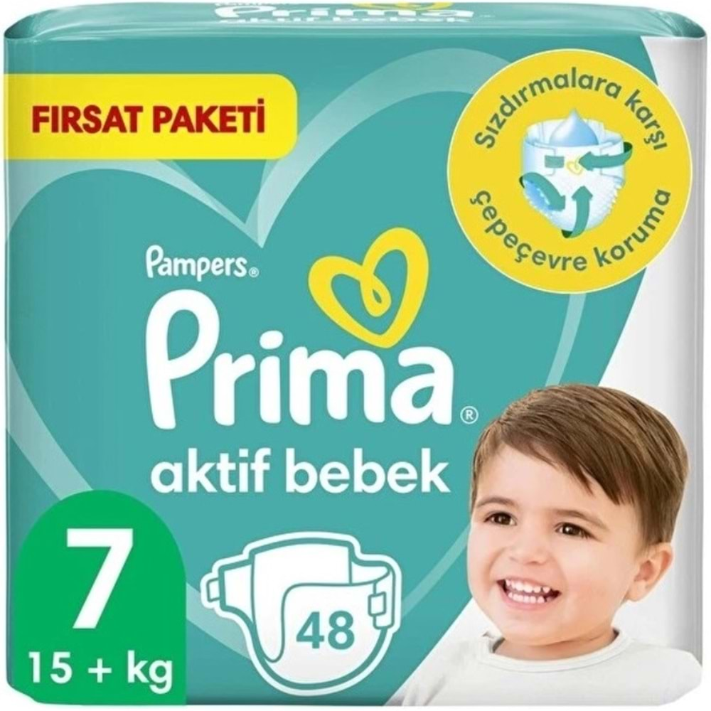 Prima Bebek Bezi Beden:7 (15+KG) XX Large 288 Adet Ekstra Fırsat Pk