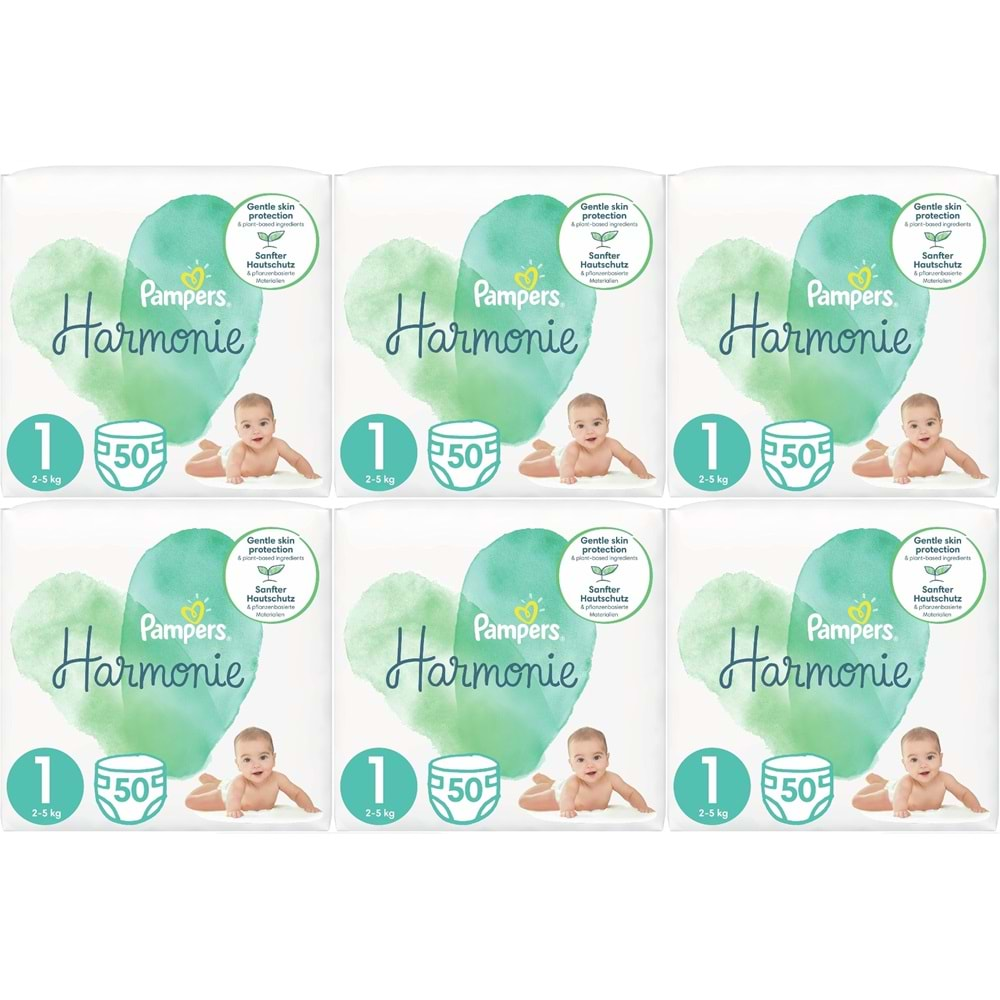 Prima Pampers Harmonie Bebek Bezi Beden:1 (2-5Kg) Yeni Doğan 300 Adet Eksta Ultra Fırsat Pk