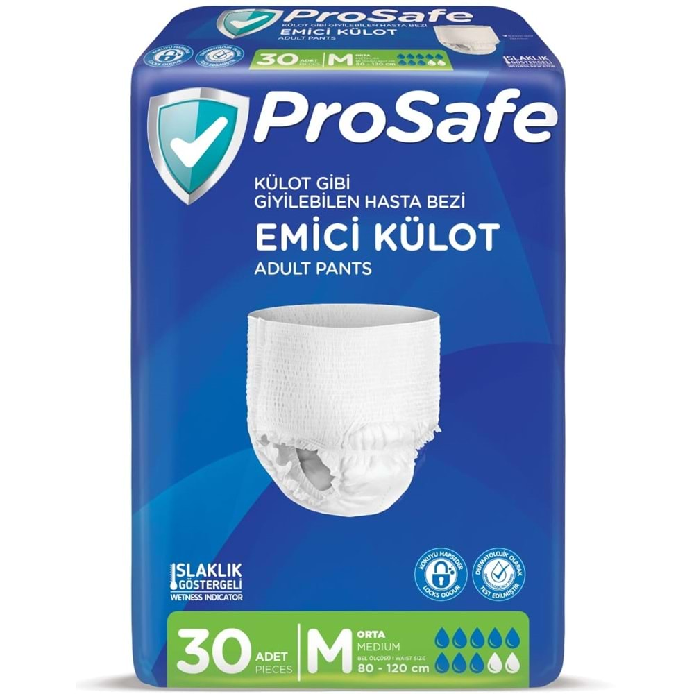 Prosafe Emici Külot Hasta Bezi Orta-Medium 90 Adet (3PK*30)