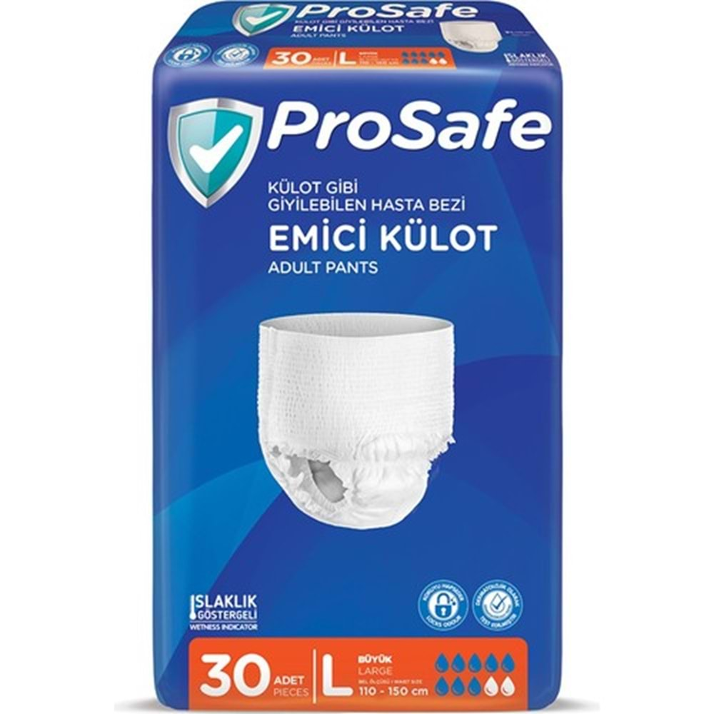 Prosafe Emici Külot Hasta Bezi Büyük-Large 150 Adet (5PK*30)